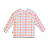 Crywolf - BABY RASH VEST Pop Gingham