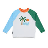 Crywolf - BABY RASH VEST Seaside Colourblock