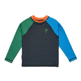 Crywolf - LONG SLEEVE RASH VEST Seaside Colourblock
