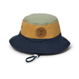 Crywolf - REVERSIBLE BUCKET HAT Indigo Colourblock