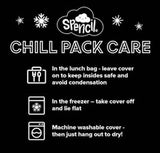 Spencil - Flower Power Big Cooler Lunch Bag + Chill Pack