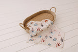 Confetti Kidz - Circus Bunnies - Organic Muslin Swaddle