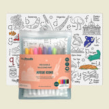 HeyDoodle - Aussie Icons Classic Colouring & Doodle Mat