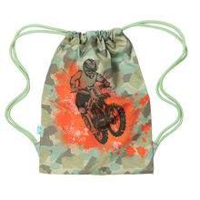 Spencil - Camo Biker Big Drawstring Bag