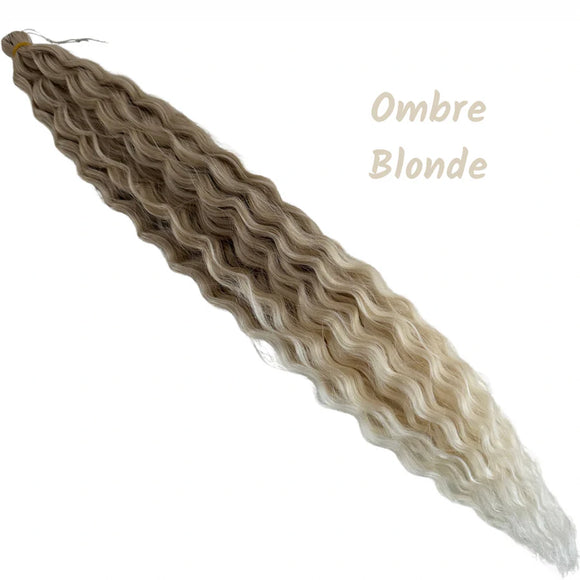 Poppet Locks - Wavy Braiding Hair - Ombre Blonde - 20