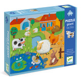 Djeco - Tactile Farm 20pc Giant Puzzle
