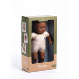 Djeco - 32 cm Pomea Machine Washable Soft Body Doll in Yellow