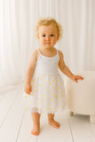 Confetti Kidz - Ribbed Tulle Dress - Summer Daisies