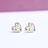 Lauren Hinkley - Confetti Heart Earrings