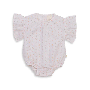 Tiny Twig - Bodysuit Frill Sleeve - Pretty in Pink