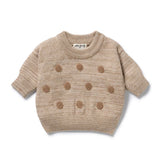 Wilson & Frenchy - Sandstone Organic Knitted Bauble Jumper