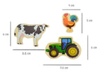 Eleganter - FRIDGE FRIENDS AUSSIE FARM MAGNETS 35PCS