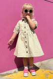 Milky - Ecru Puff Sleeve Dress