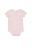 Milky - Baby Girl - Pink Stripe Rib Bubbysuit