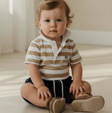 Love Henry - Baby Boys Sonny Short - Navy Linen