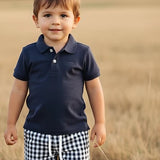 Love Henry - Boys Polo Shirt - Navy