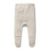 Wilson & Frenchy - Cookie and Cream Organic Knitted Legging with Feet