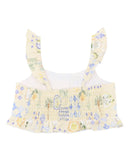 Fox & Finch - PICCOLINA SHIRRED FRILL TOP