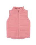 Fox & Finch - WILD GARDEN QUILTED ZIP UP VEST 3-7 YRS