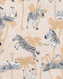 Fox & Finch - Zebra Print SS Romper