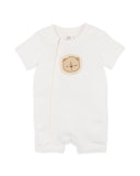 Bebe - BILLIE LION ORGANIC SS ZIPSUIT