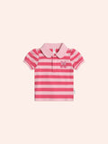 Huxbaby - Cherry Pie Puff Sleeve Polo Tee