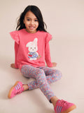 Huxbaby - Flower Field Bunny Frill Top