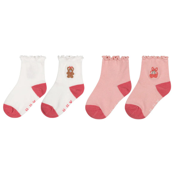 Huxbaby - Frilly Festive Socks 2 Pack