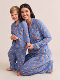 Huxbaby - Vintage Blue Bunny Pj Set