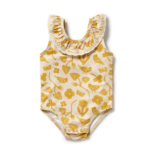 Wilson & Frenchy - Goldie Floral Crochet Swimsuit