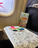 Nourish By Nature - Silicone Colouring Mat - Seek N Spot Animal Design