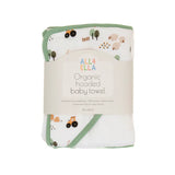 All4Ella - Baby hooded towel - Country Farm
