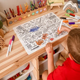 HeyDoodle - Aussie Icons Classic Colouring & Doodle Mat