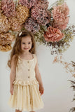 Indigo & Lellow - Charlotte Broderie Top - Cream