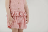 Indigo & Lellow - Charlotte Broderie Top - Pink