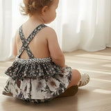 Love Henry - Baby Girls Frilly Playsuit - Meadow Florals