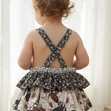 Love Henry - Baby Girls Frilly Playsuit - Meadow Florals