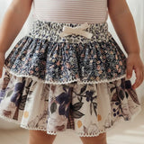 Love Henry - Baby Girls Frilly Pilcher Skirt - Meadow Florals