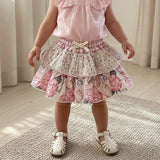 Love Henry - Baby Girls Frilly Pilcher Skirt - Pretty Blossom