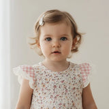 Love Henry - Baby Girls Knit Romper - Petite Floral