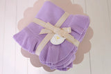 Confetti Kidz - Frilly Knit Blanket | Lilac