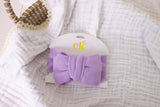 Confetti Kidz - Oversized Knit Top Knot | Lilac