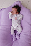 Confetti Kidz - Frilly Knit Blanket | Lilac