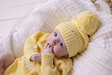 Confetti Kidz - Baby Knit Beanie | Buttercream (0-6mnths)