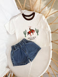 Blossom & Pear - Kids 'Hold Your Horses' Slouch Tee