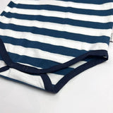 Love Henry - Baby Boys Rugby Polo Romper - Blue Stripe