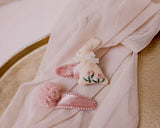 Confetti Kidz - Embroidered Clip Set - Bunny Hop