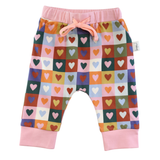 Kapow Kids - Heart Checkerboard Tracksuit Pants