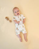 Bebe - AUSTRALIANA ORGANIC SS ZIPSUIT