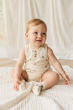 Jamie Kay - Pima Cotton Archie Playsuit - Fly High Vanilla Cream